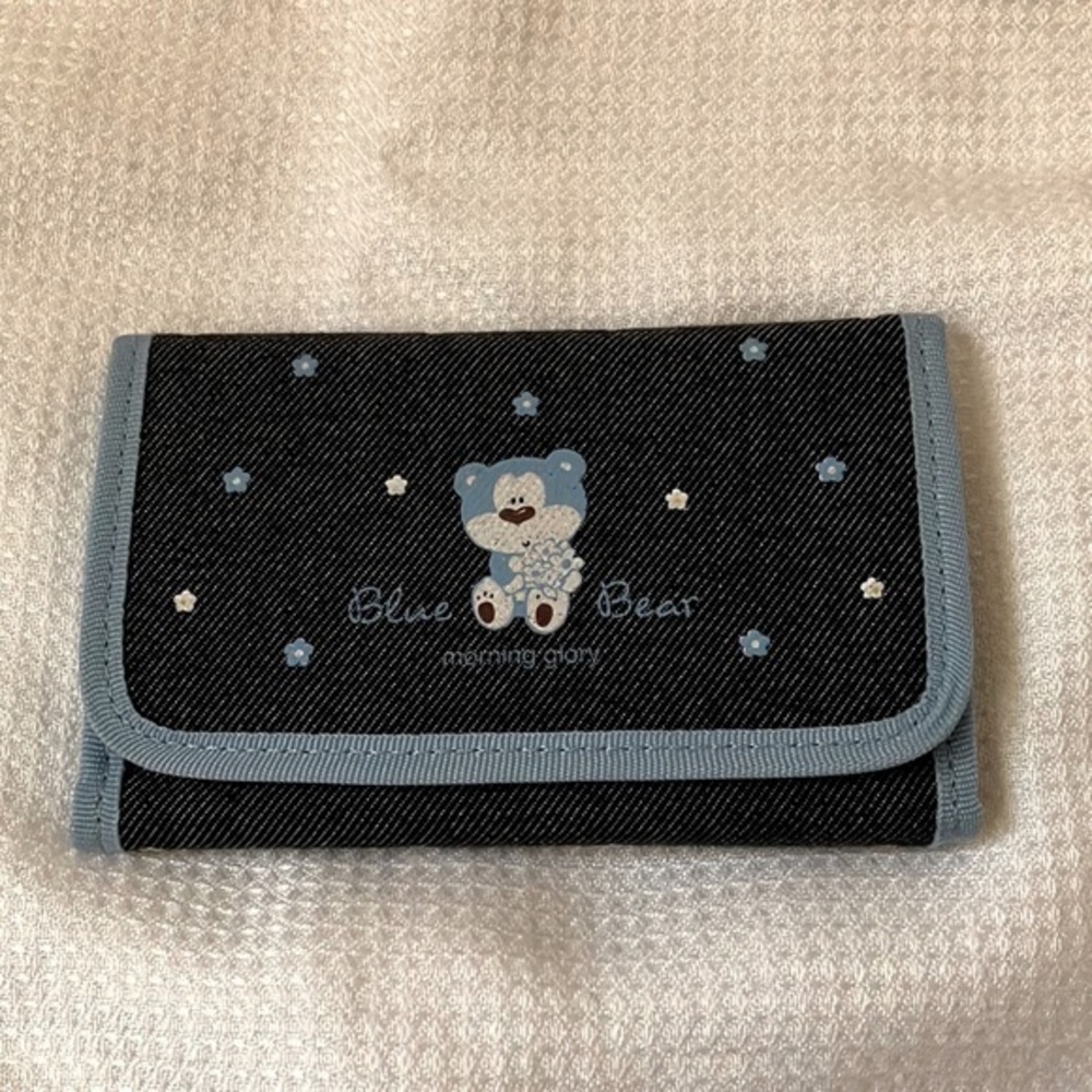 Blue Bear Morning Glory wallet